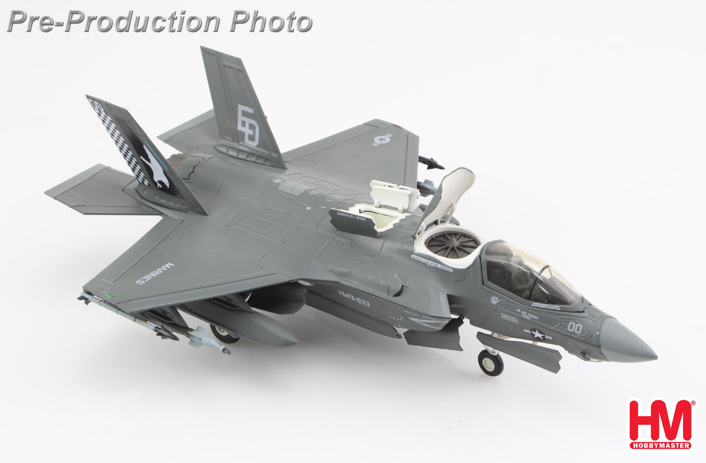 HOBBY MASTER F-35B LIGHTNING II US MARINES 170533 "HAWKS" , VMFA-533 2025 (BEAST MODE)