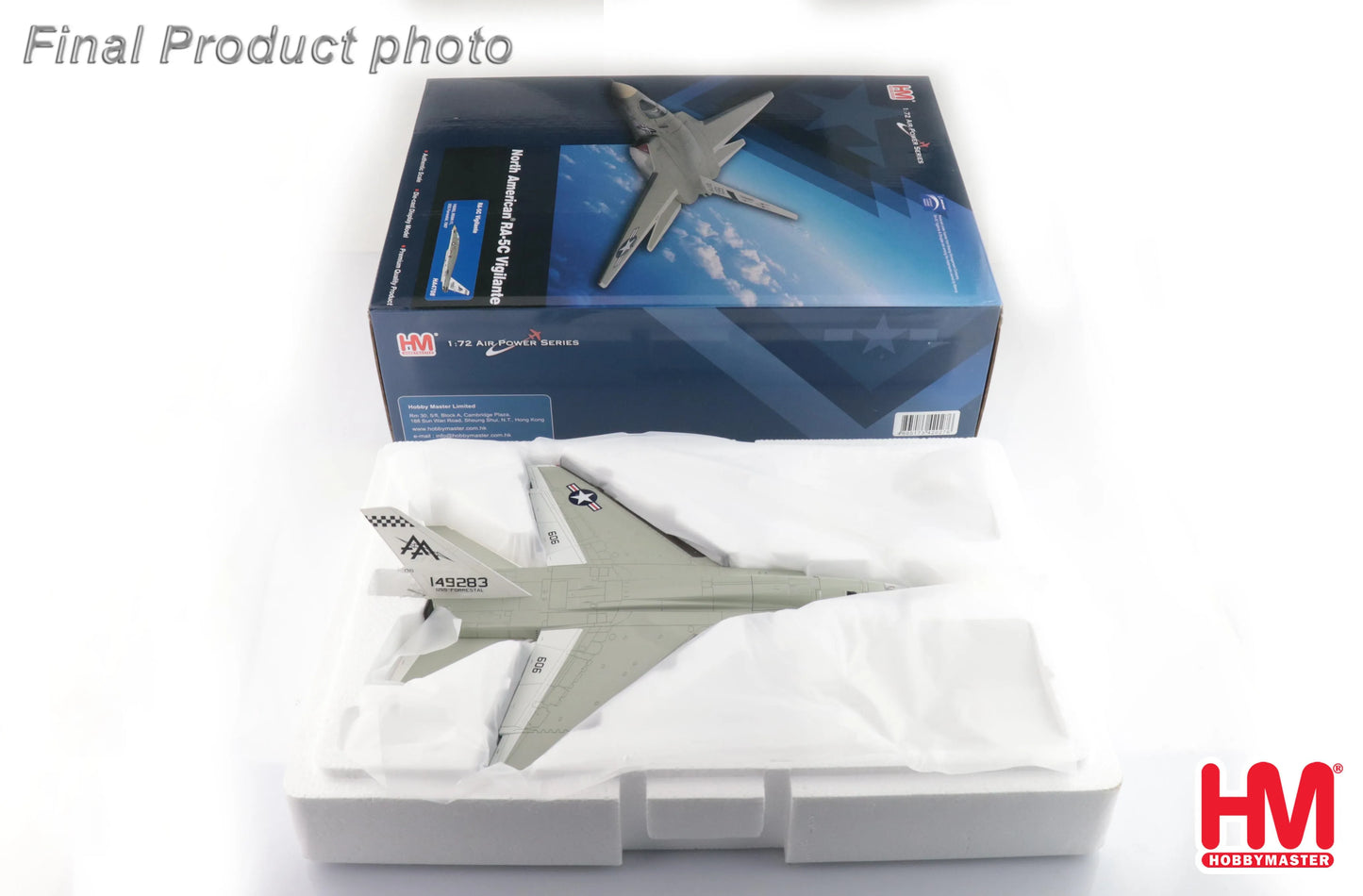 HOBBY MASTER RA-5C VIGILANTE USS FORRESTAL RVAH-11 149283 1967