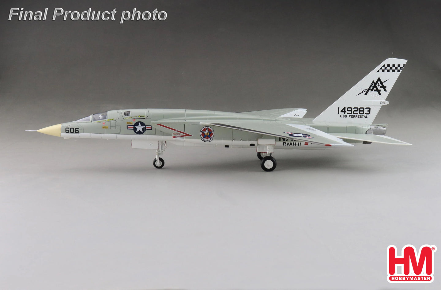 HOBBY MASTER RA-5C VIGILANTE USS FORRESTAL RVAH-11 149283 1967