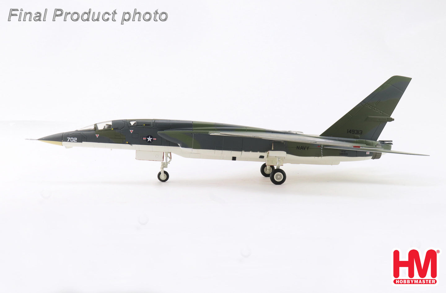 HOBBY MASTER RA-5C VIGILANTE US NAVY "EXPERIMENTAL SCHEME" 149313 RVAH-6 FLEURS USS CONSTELLATION 1966