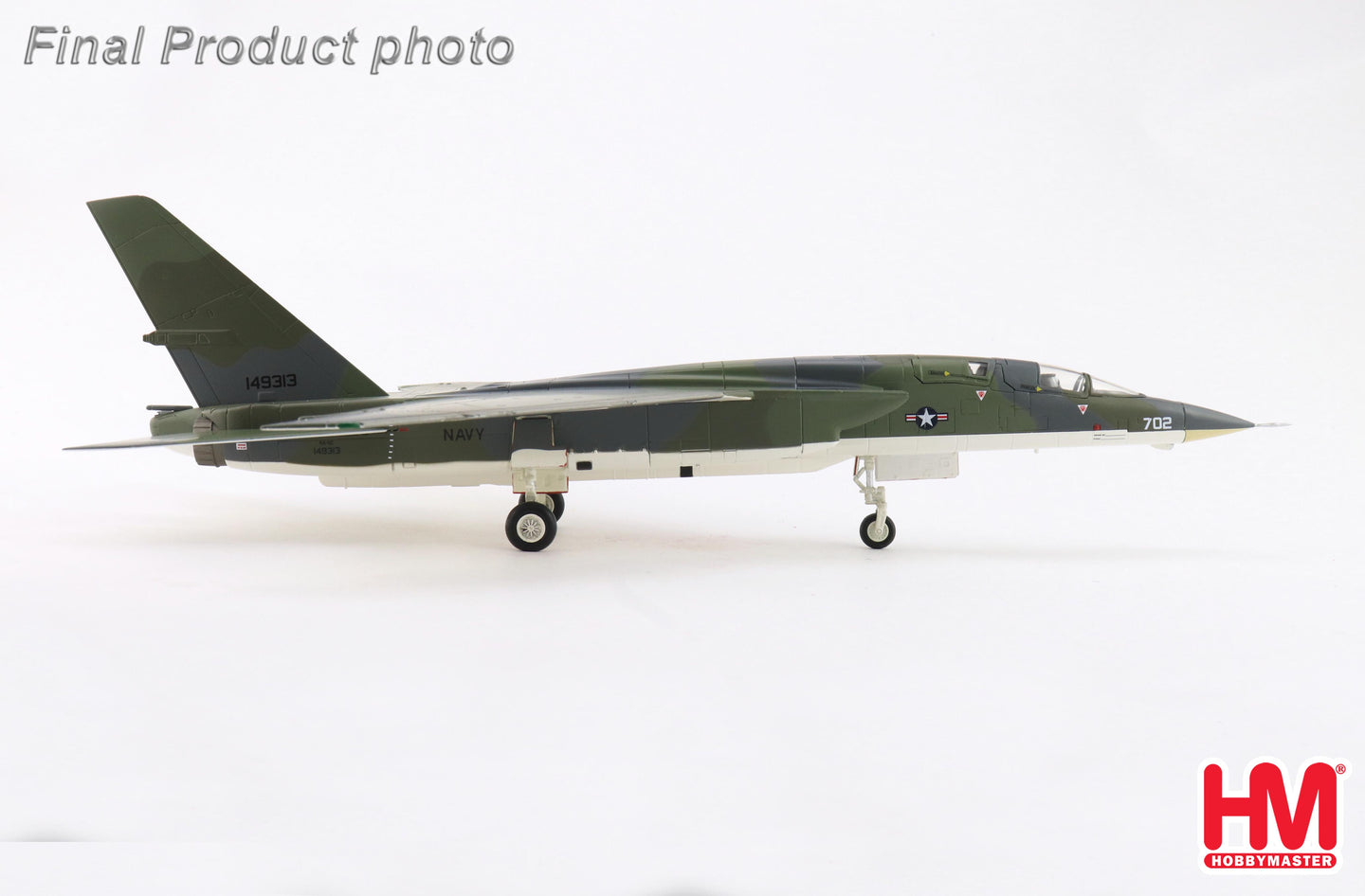 HOBBY MASTER RA-5C VIGILANTE US NAVY "EXPERIMENTAL SCHEME" 149313 RVAH-6 FLEURS USS CONSTELLATION 1966