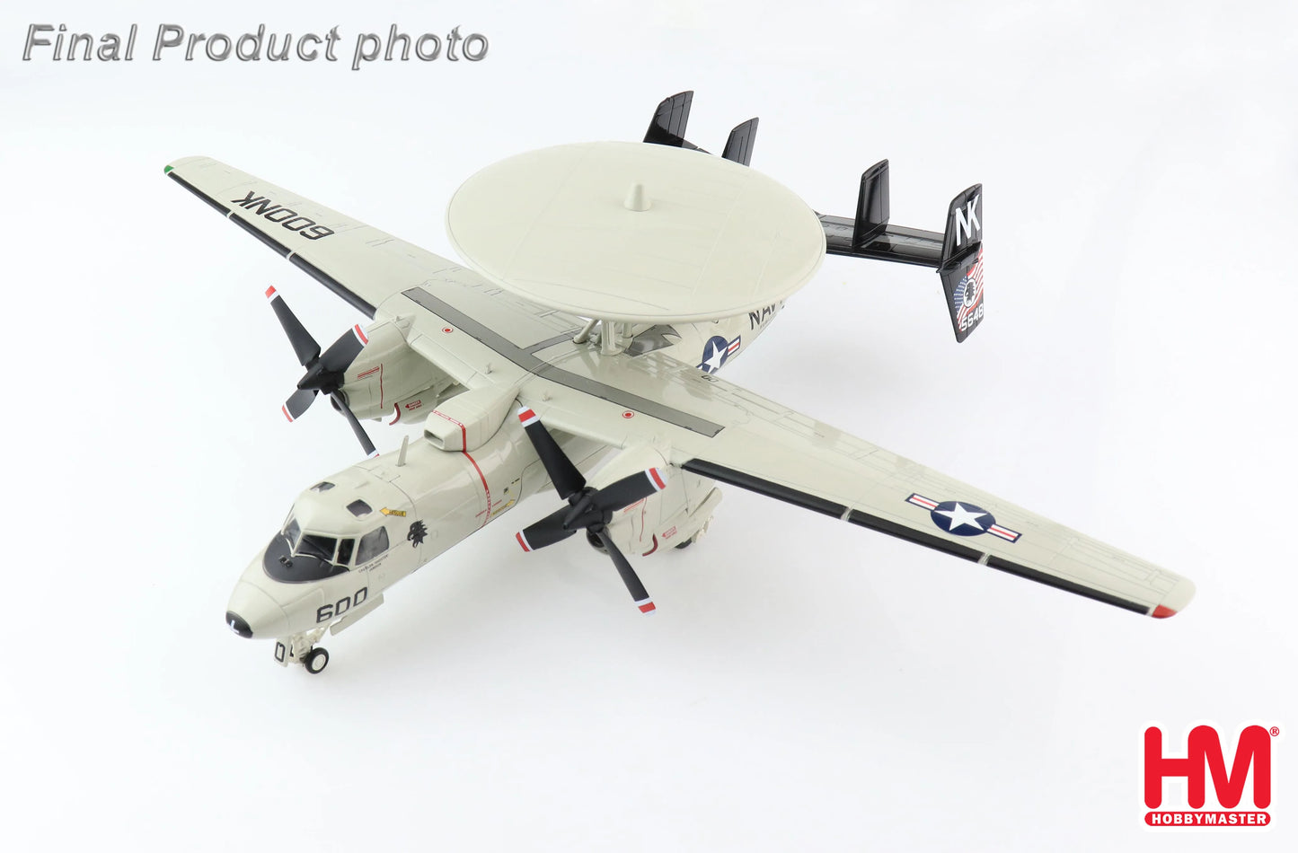 HOBBY MASTER HA4818 E-2C HAWKEYE US NAVY 165648 VAW-113 "BLACK EAGLES" JUNE 2006