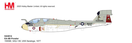 HOBBY MASTER EA-6B PROWLER 159586 VAQ-138 USS SARATOGA 1977