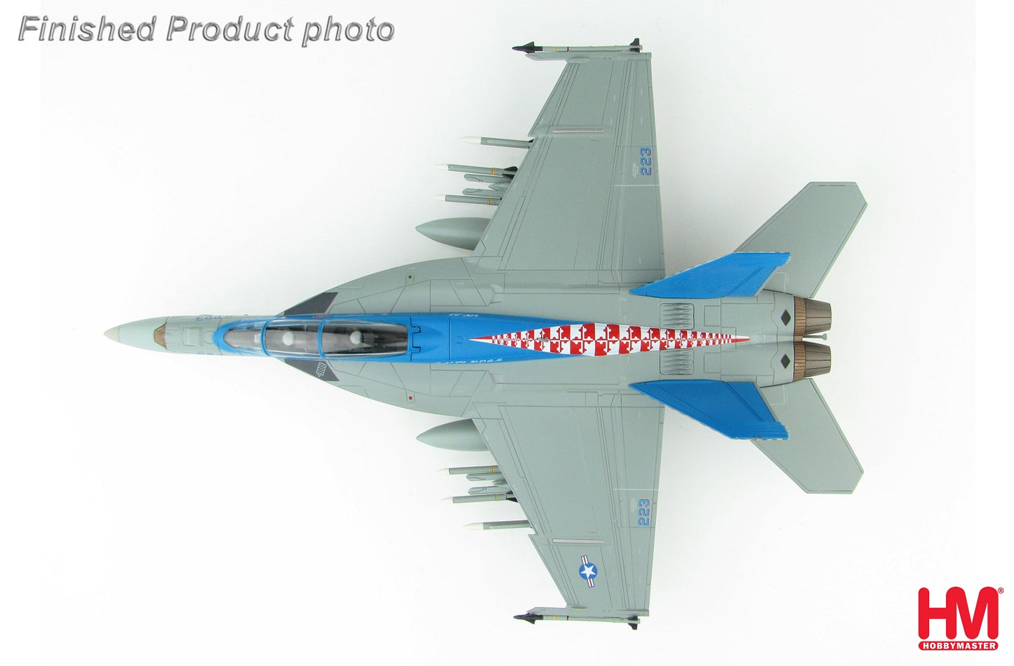 HOBBY MASTER F/A-18F SUPER HORNET US NAVY "SALTY DOGS" 165801 VX-23 2016