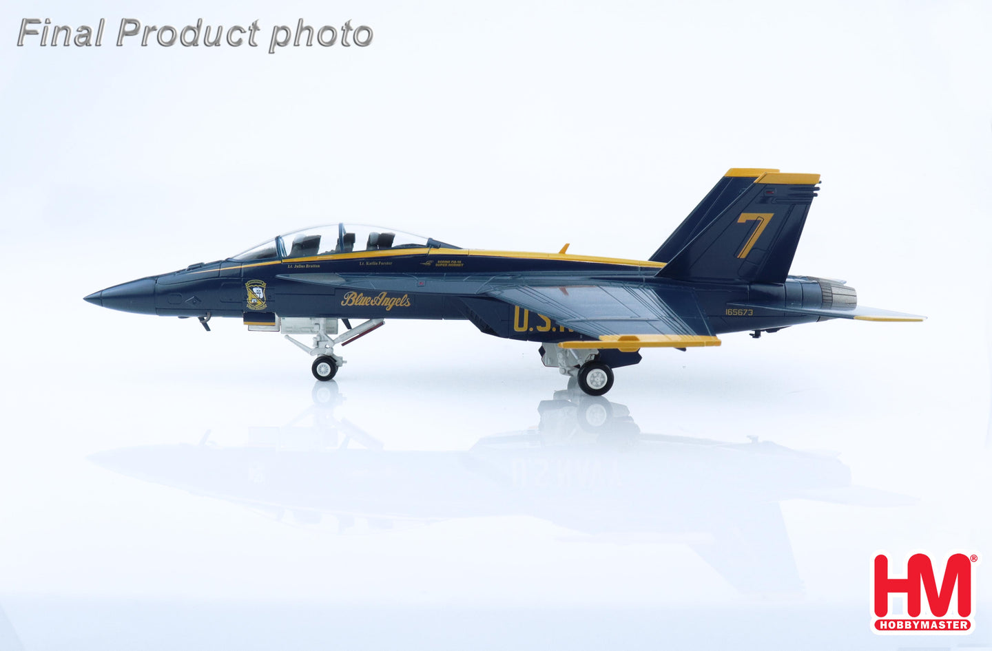 HOBBY MASTER F/A-18F US NAVY BLUE ANGELS NO.7 "75TH ANNIVERSARY" 2021 SEASON