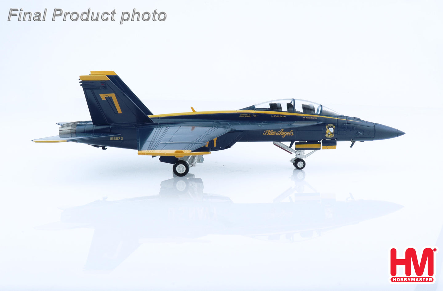 HOBBY MASTER F/A-18F US NAVY BLUE ANGELS NO.7 "75TH ANNIVERSARY" 2021 SEASON