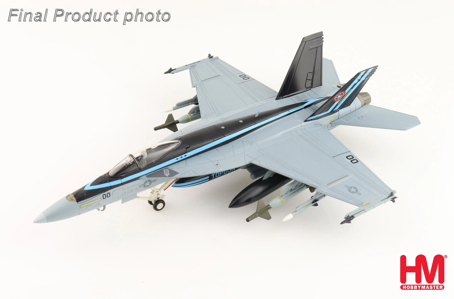 HOBBY MASTER F/A-18E SUPER HORNET TOP GUN US NAVY 2020 (WITH EXTRA 2 X GBU-24)