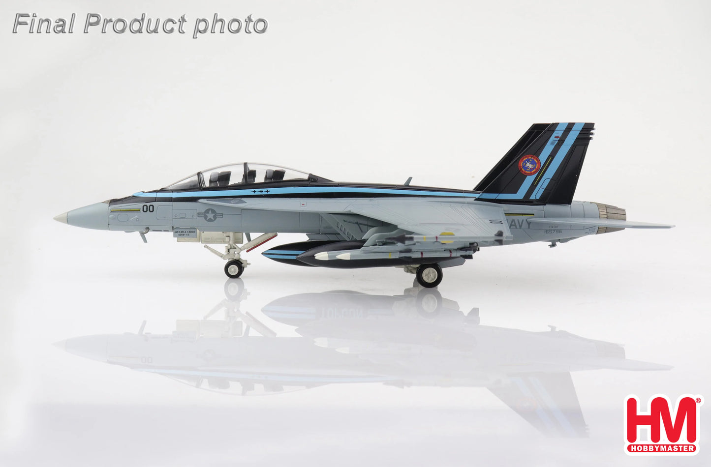 HOBBY MASTER F/A-18F SUPER HORNET US NAVY "TOPGUN 50TH ANNIVERSARY SCHEME" 165796 NAWDC
