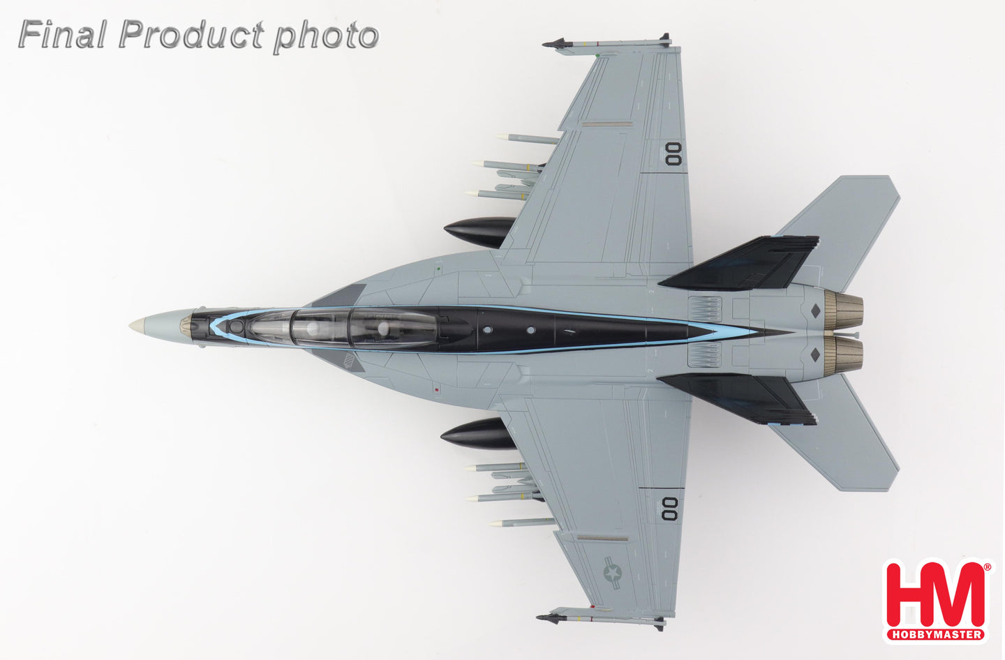 HOBBY MASTER F/A-18F SUPER HORNET US NAVY "TOPGUN 50TH ANNIVERSARY SCHEME" 165796 NAWDC