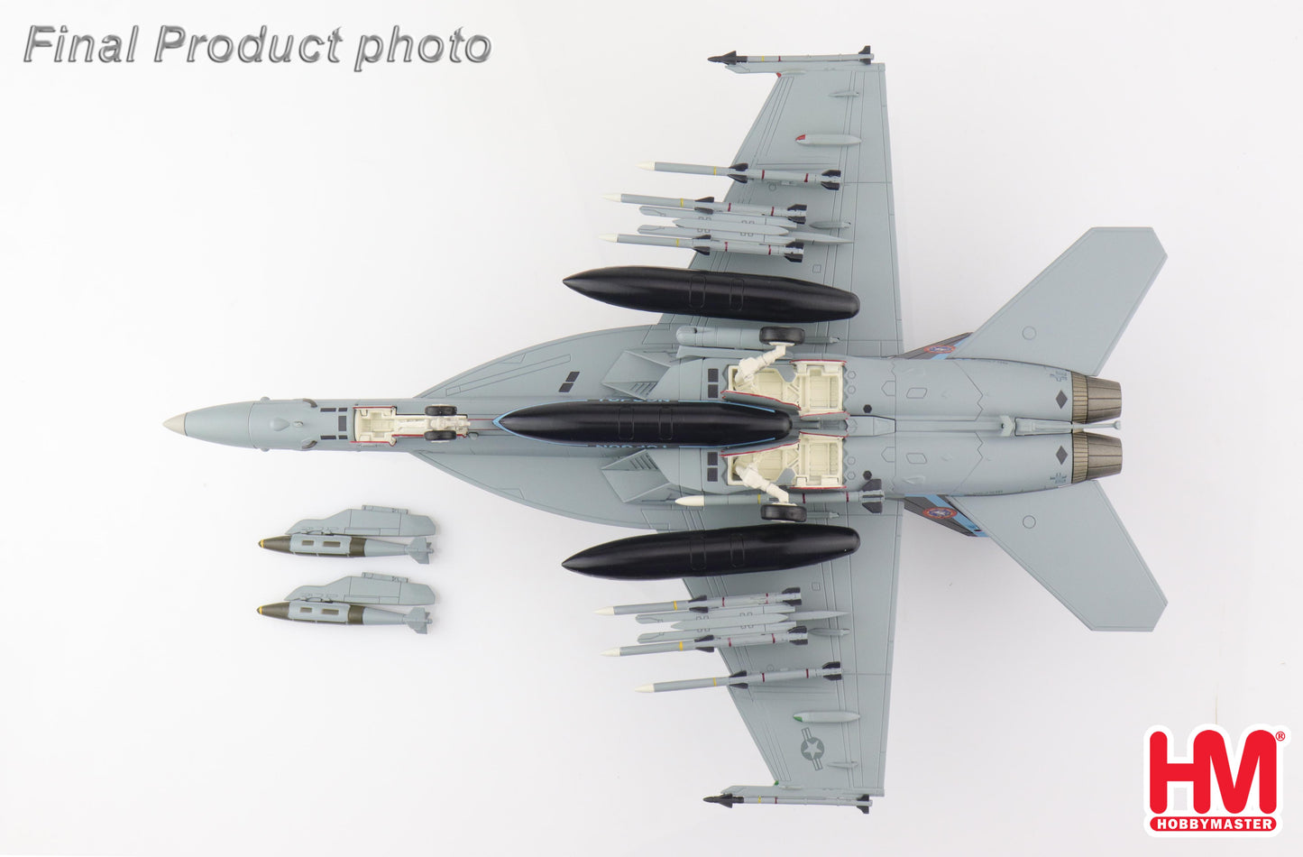 HOBBY MASTER F/A-18F SUPER HORNET US NAVY "TOPGUN 50TH ANNIVERSARY SCHEME" 165796 NAWDC