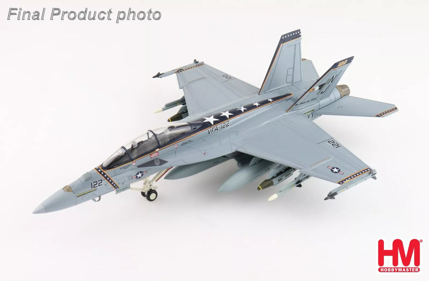 HOBBY MASTER F/A-18F SUPER HORNET VFA-122 "FLYING EAGLES" US NAVY 2022