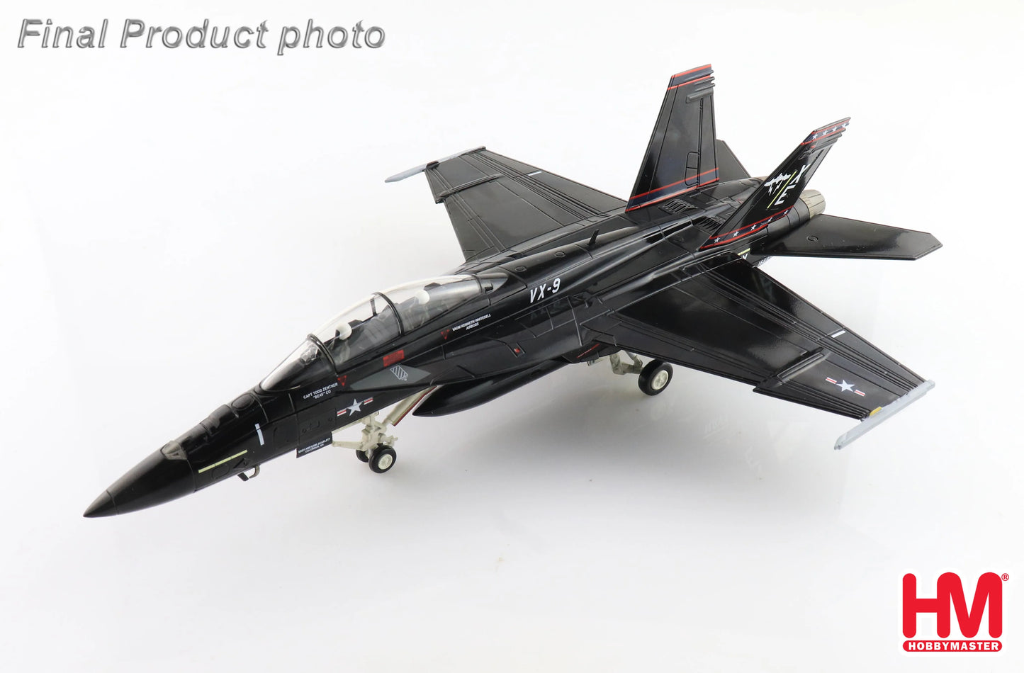 HOBBY MASTER F/A-18F "VANDY I" 166673 VX-9 US NAVY 2023 (UNARMED VERSION)