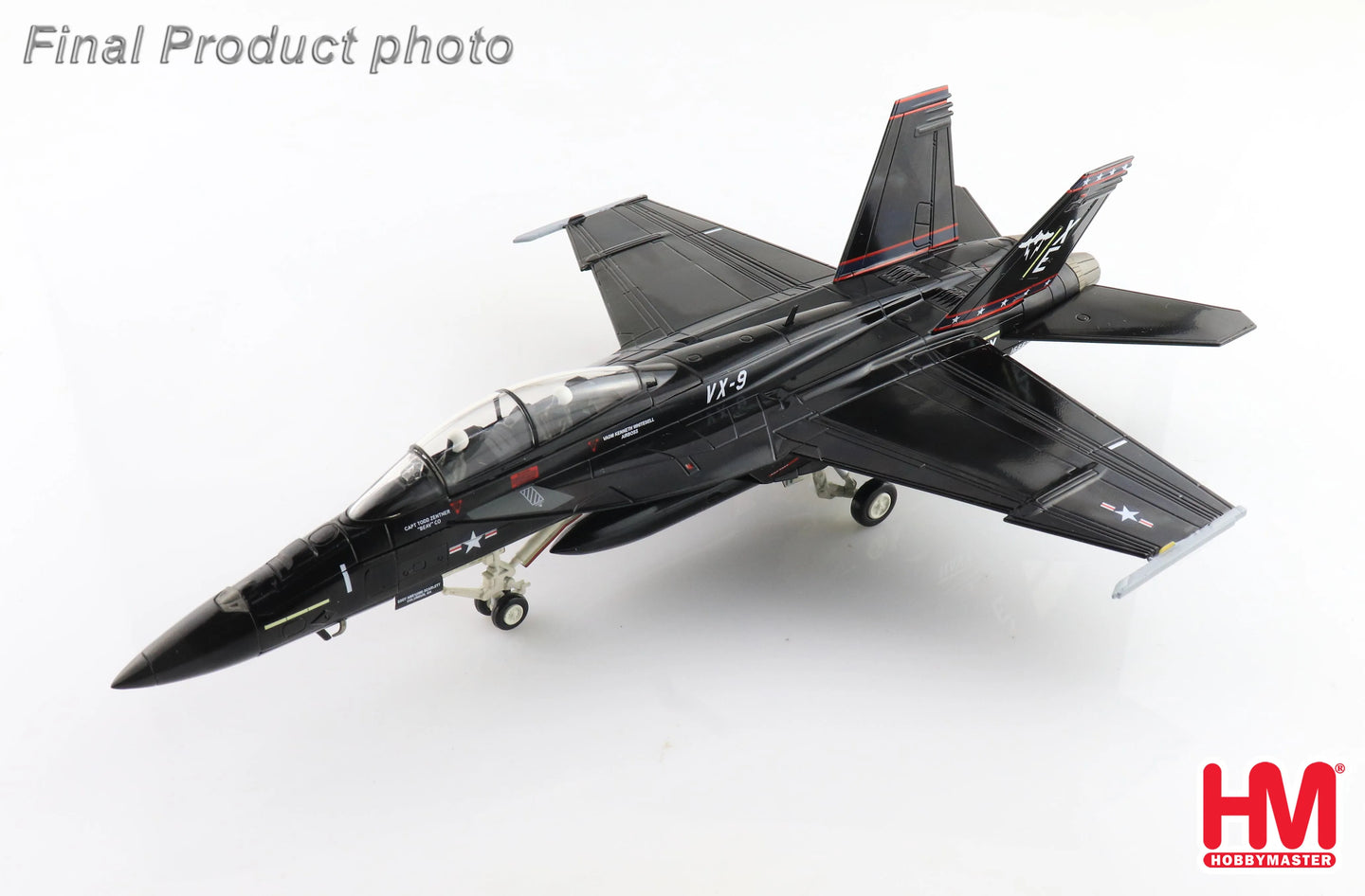 HOBBY MASTER F/A-18F "VANDY I" 166673 VX-9 US NAVY 2023 (UNARMED VERSION)