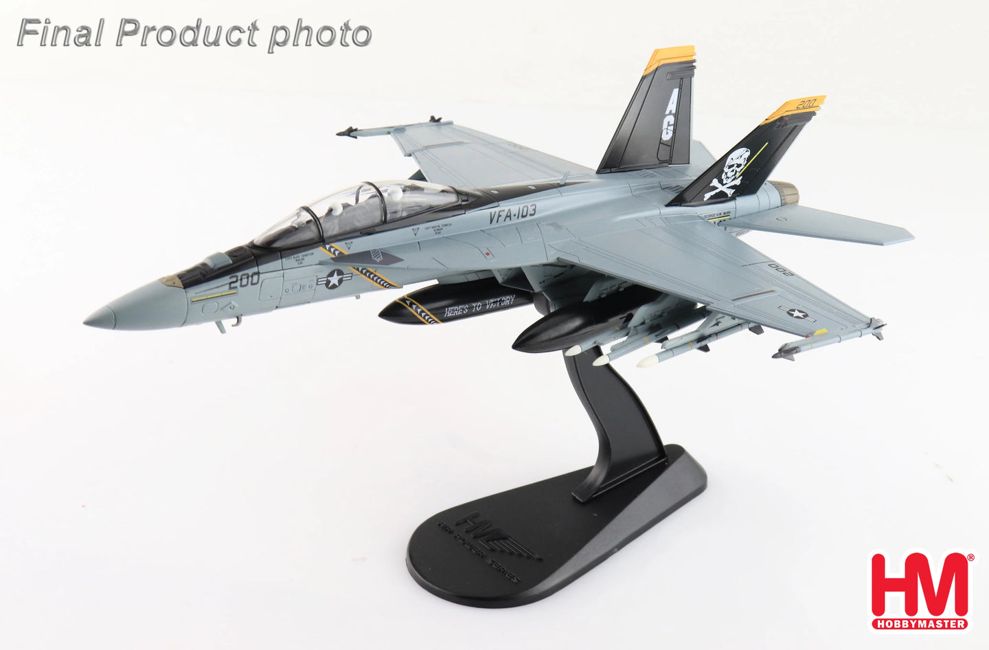 HOBBY MASTER F/A-18F SUPER HORNET 200/166629 VFA-103 APRIL 2023