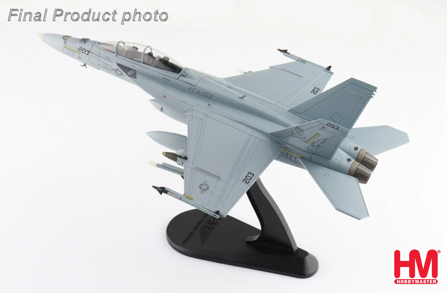 HOBBY MASTER F/A-18F SUPER HORNET AG203/166613 US NAVY JUNE 2016 REG: VFA-103