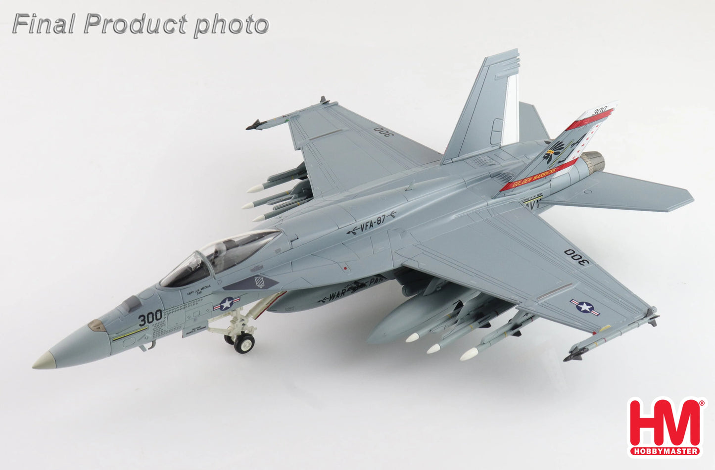 HOBBY MASTER F/A-18E GOLDEN WARRIORS 168910 VFA-87 2017 "OPERATION INHERENT RESOLVE"