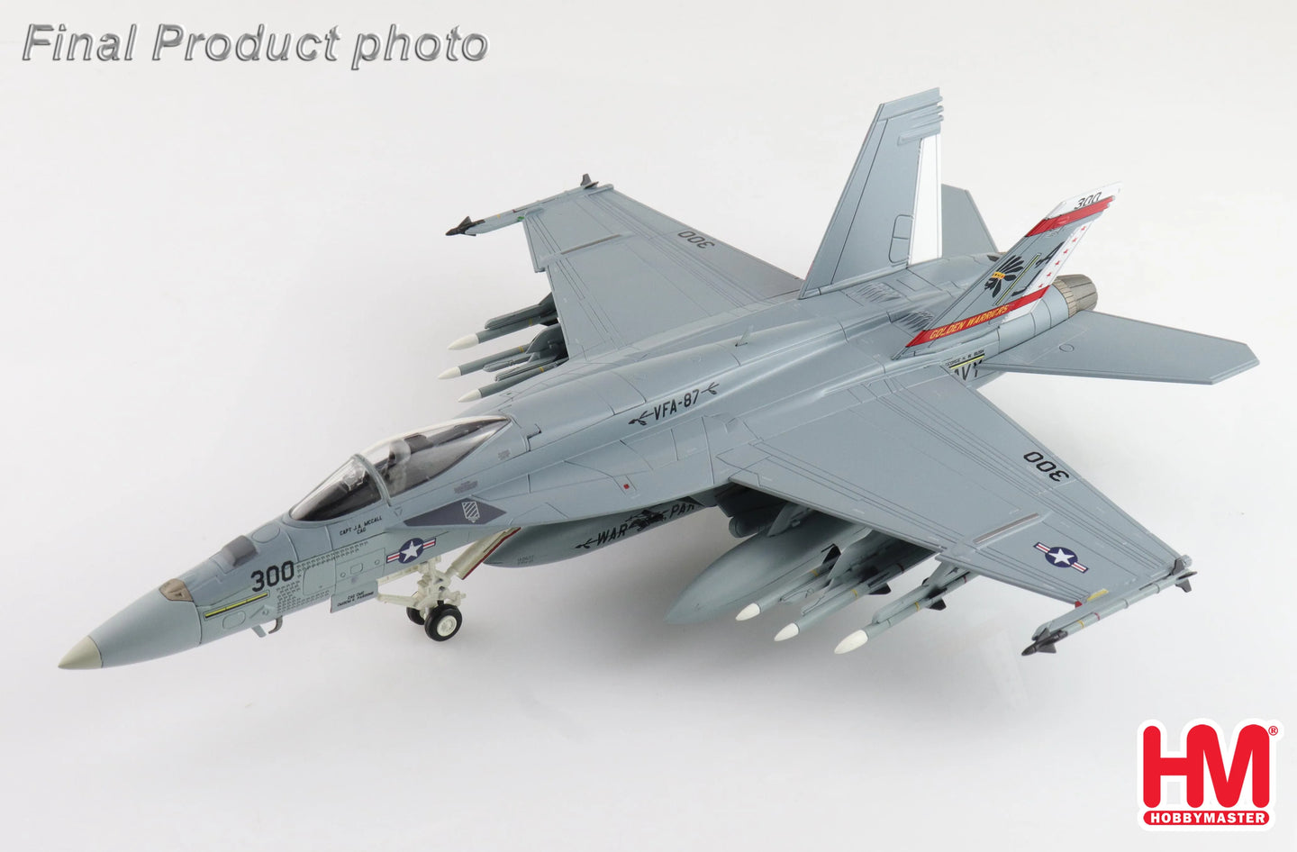 HOBBY MASTER F/A-18E GOLDEN WARRIORS 168910 VFA-87 2017 "OPERATION INHERENT RESOLVE"