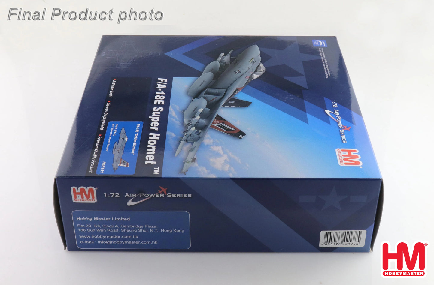 HOBBY MASTER F/A-18E GOLDEN WARRIORS 168910 VFA-87 2017 "OPERATION INHERENT RESOLVE"