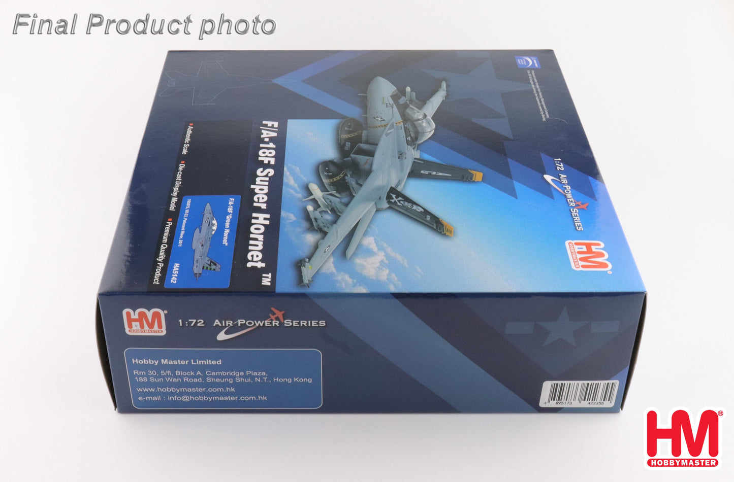 HOBBY MASTERS F/A-18F "GREEN HORNET" 165875 VX-23 PATUXENT RIVER 2011