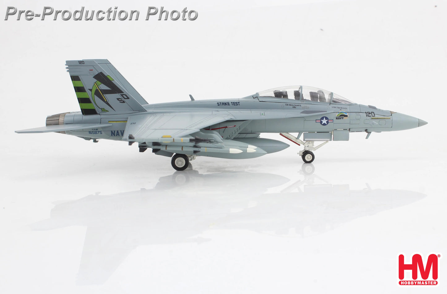 HOBBY MASTERS F/A-18F "GREEN HORNET" 165875 VX-23 PATUXENT RIVER 2011