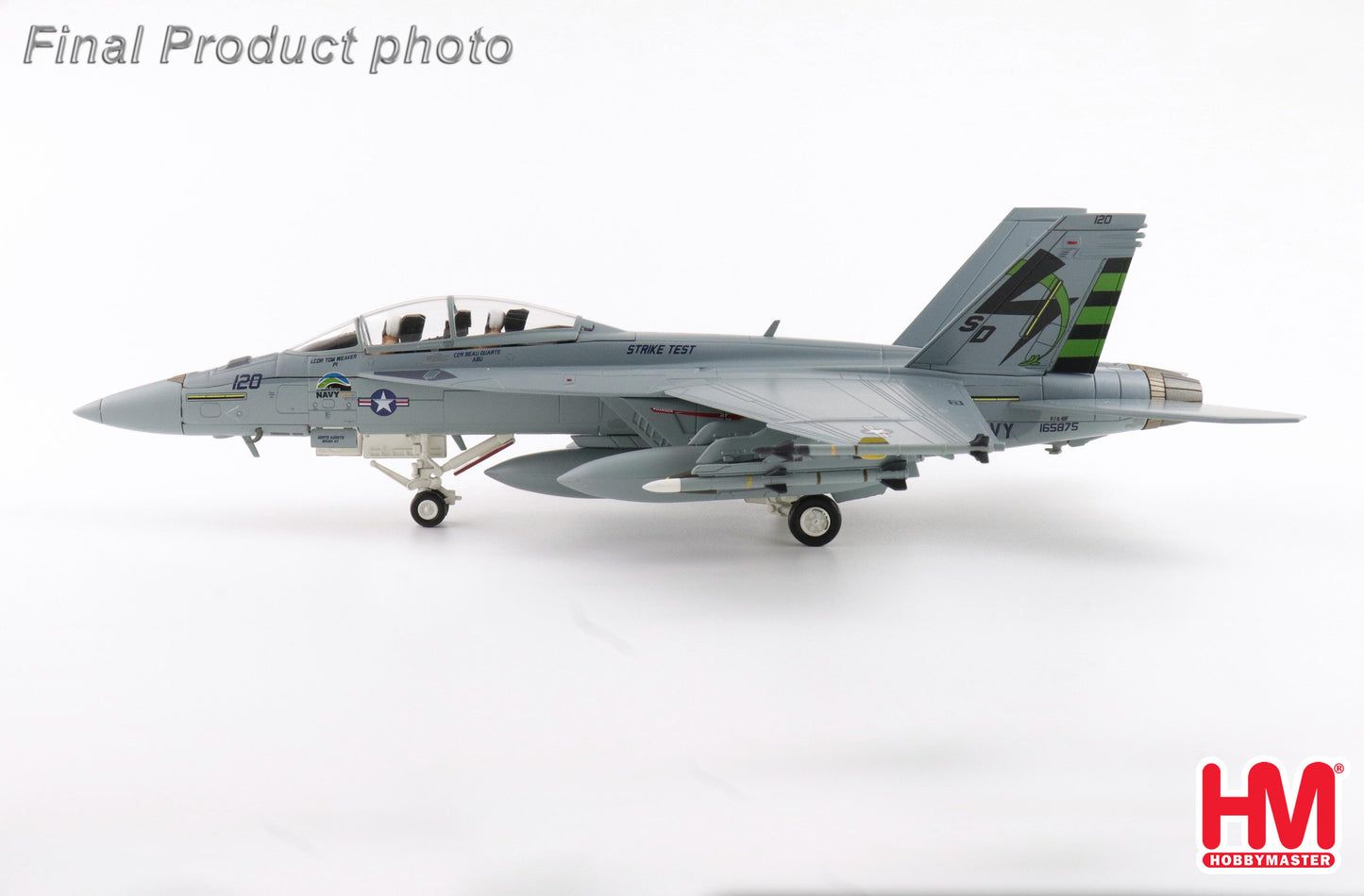 HOBBY MASTERS F/A-18F "GREEN HORNET" 165875 VX-23 PATUXENT RIVER 2011
