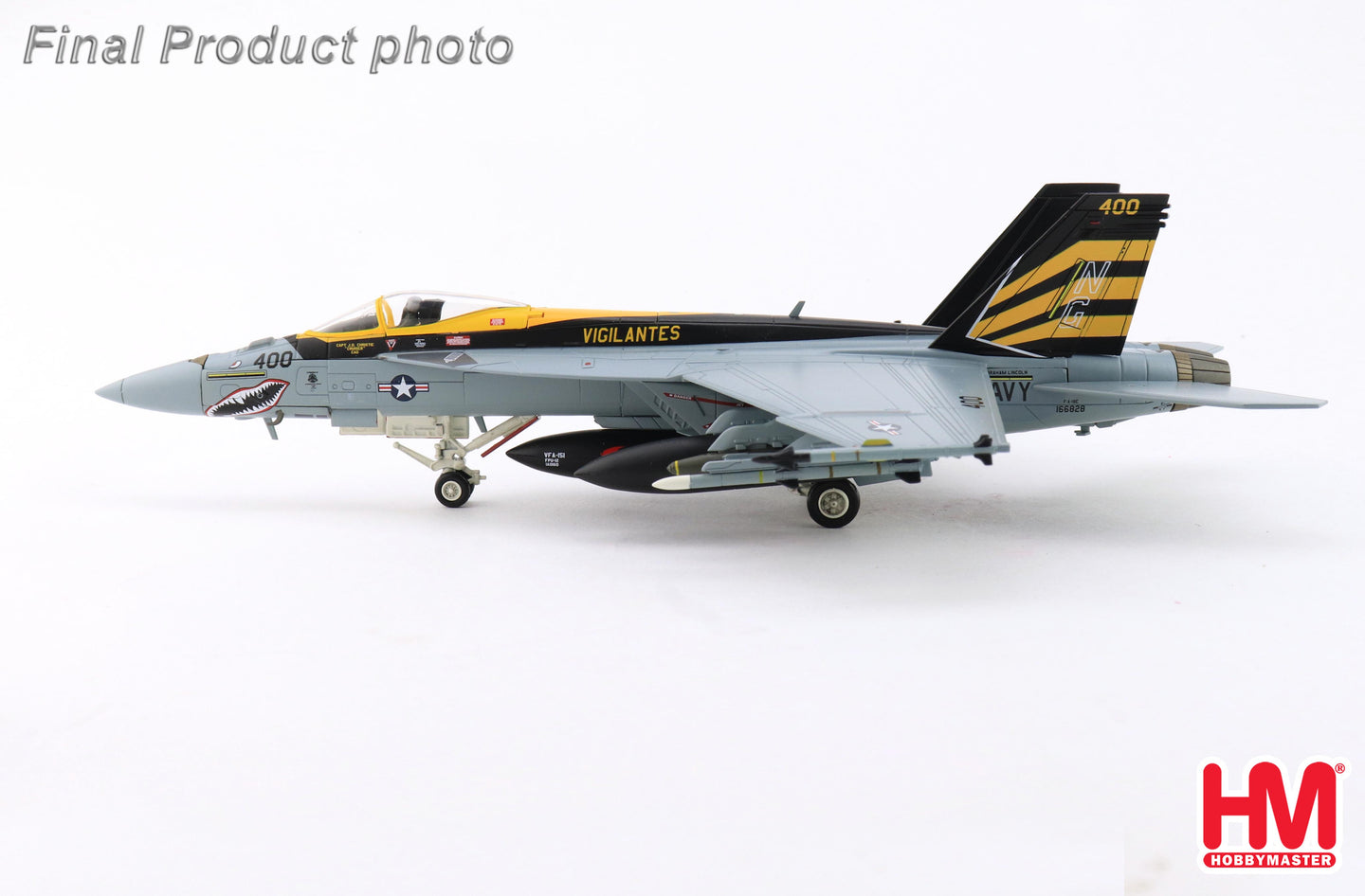 HOBBY MASTER F/A-18E VIGILANTES US NAVY 166828 VFA-151 USS LINCOLN 2021