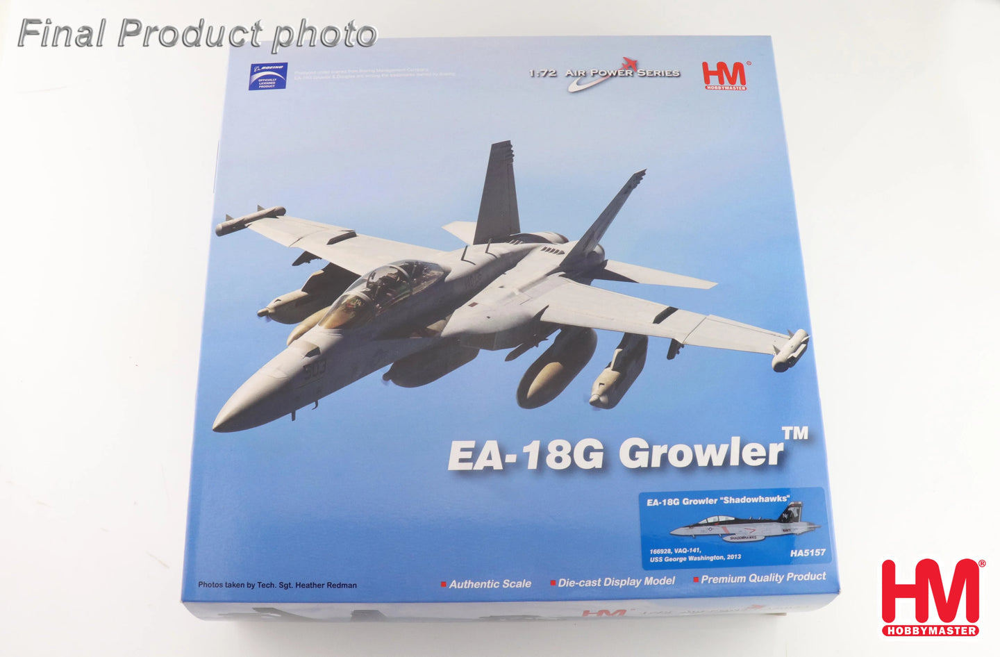 HOBBY MASTER EA-18G GROWLER "SHADOWHAWKS" USS GEORGE WASHINGTON 2013