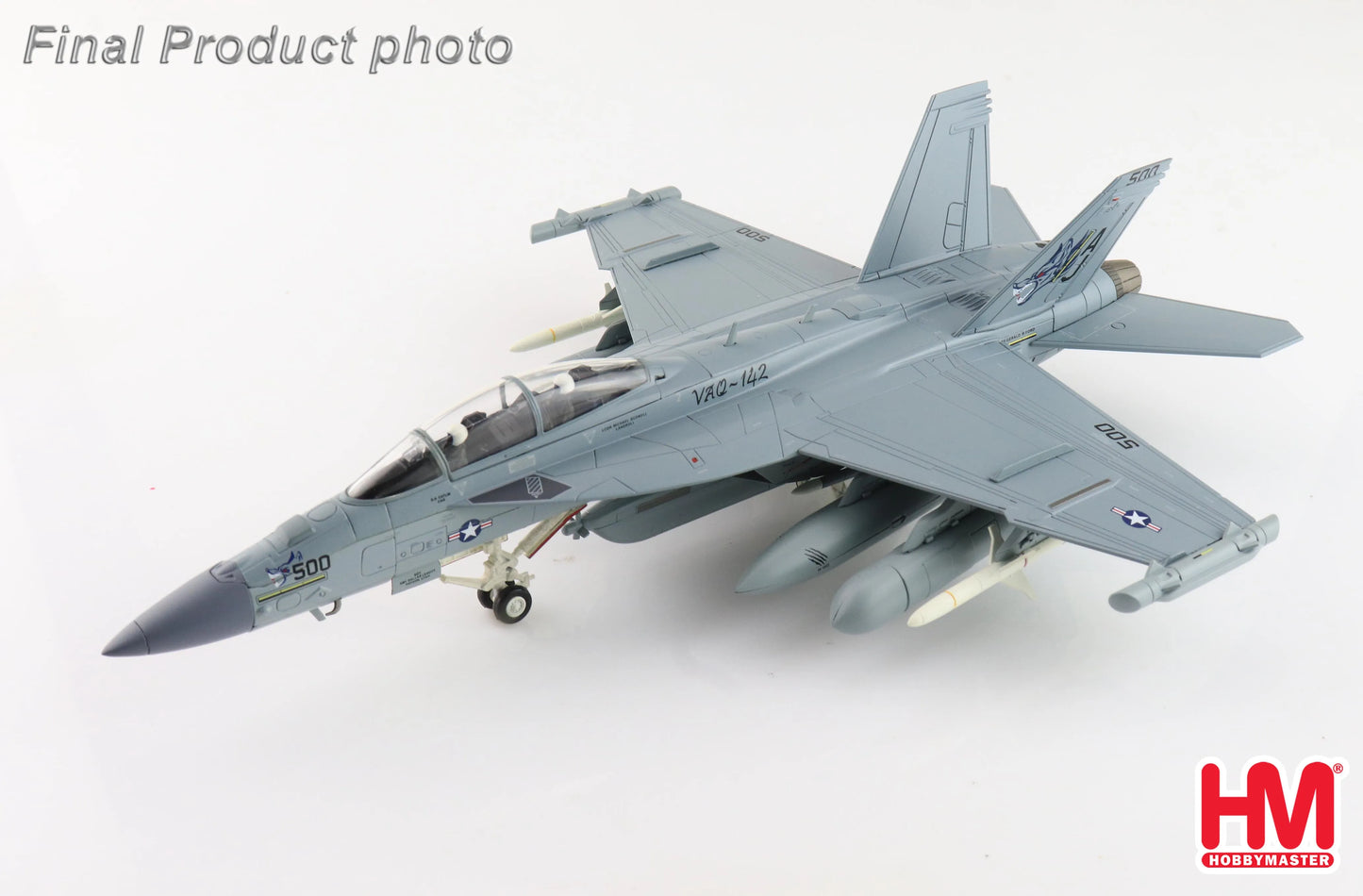 HOBBY MASTER EA-18G GROWLER 166943 VAQ-124 USS GERALD R. FORD 2023
