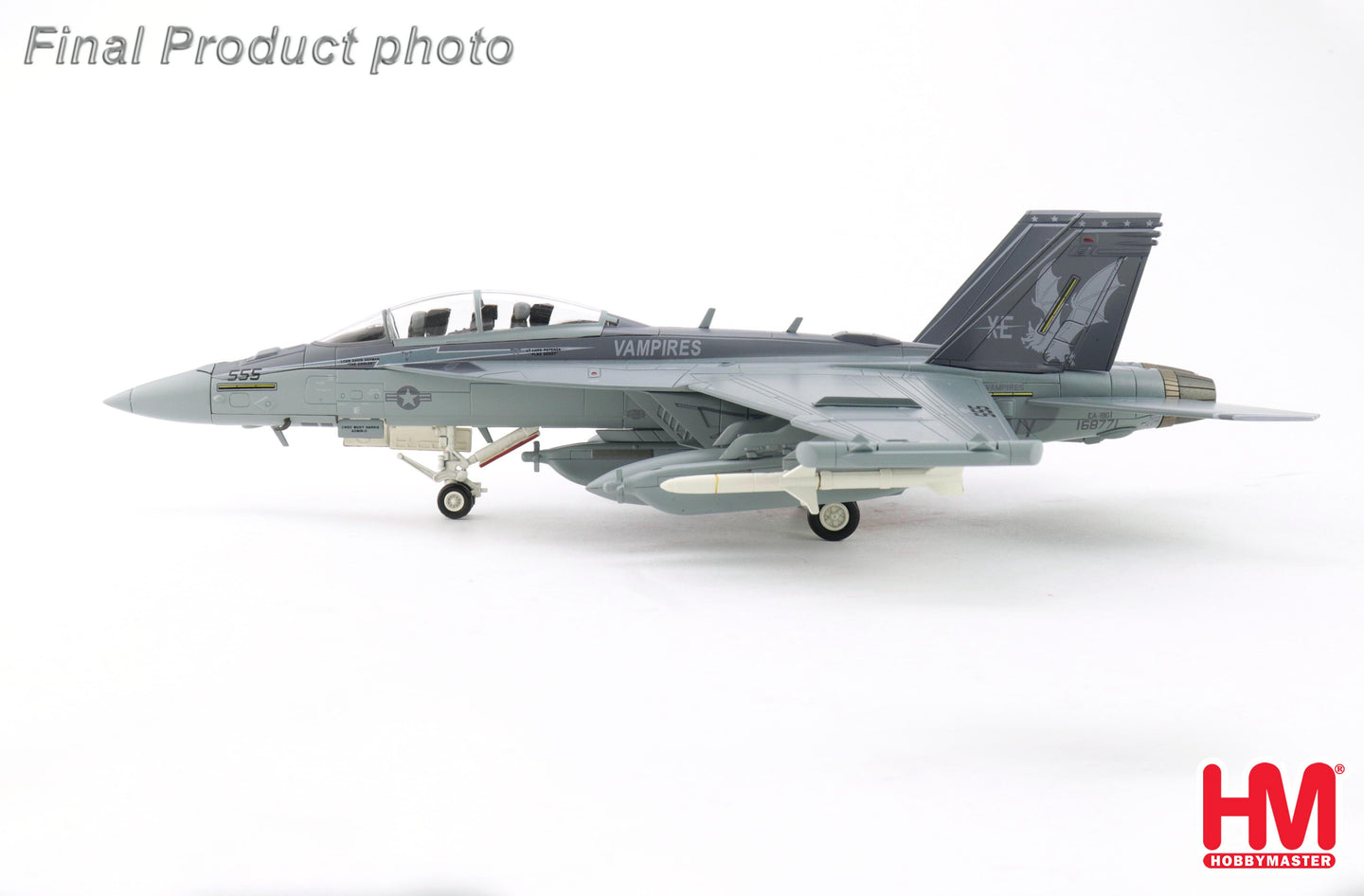 HOBBY MASTER EA-18G GROWLER US NAVY 555/168771 VX-9 "VAMPIRES" 2024