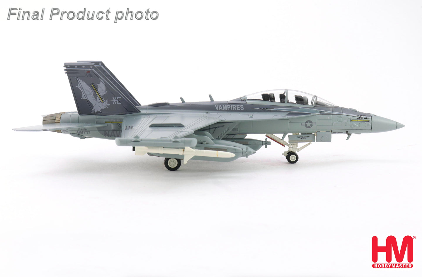 HOBBY MASTER EA-18G GROWLER US NAVY 555/168771 VX-9 "VAMPIRES" 2024