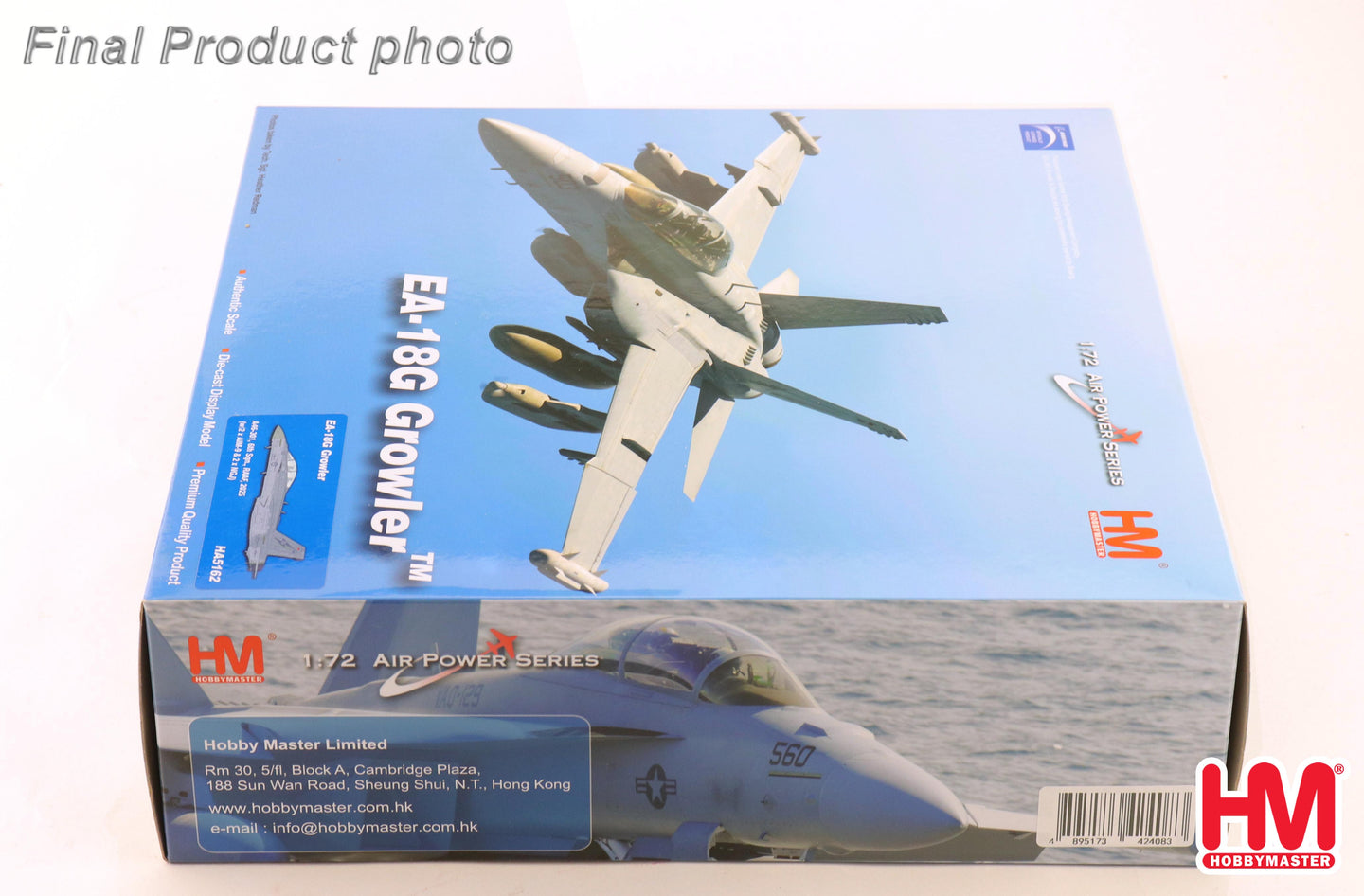 HOBBY MASTER EA-18G GROWLER A46-301 6TH SQN RAAF 2025 (W/2 X AIM-9 AND 2 X NGJ)