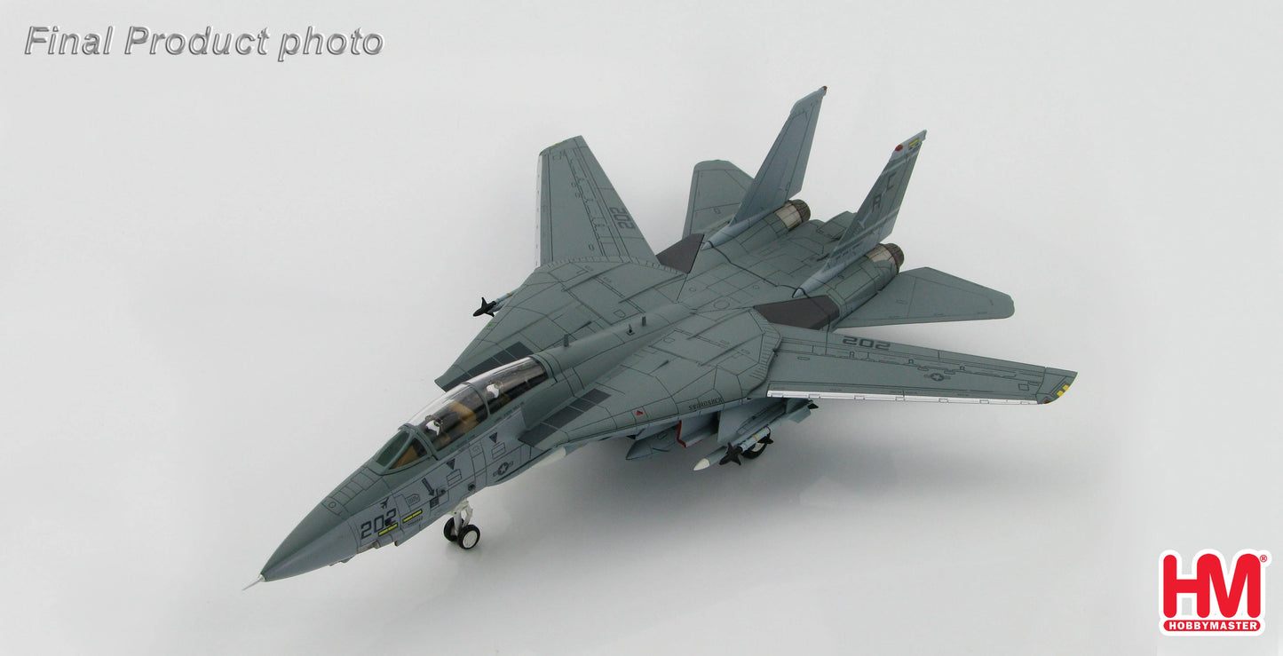 HOBBY MASTER F-14A TOMCAT BUNO VF-32 GULF OF SIDRA INCIDENT 1989 " MIG-23 KILLER"