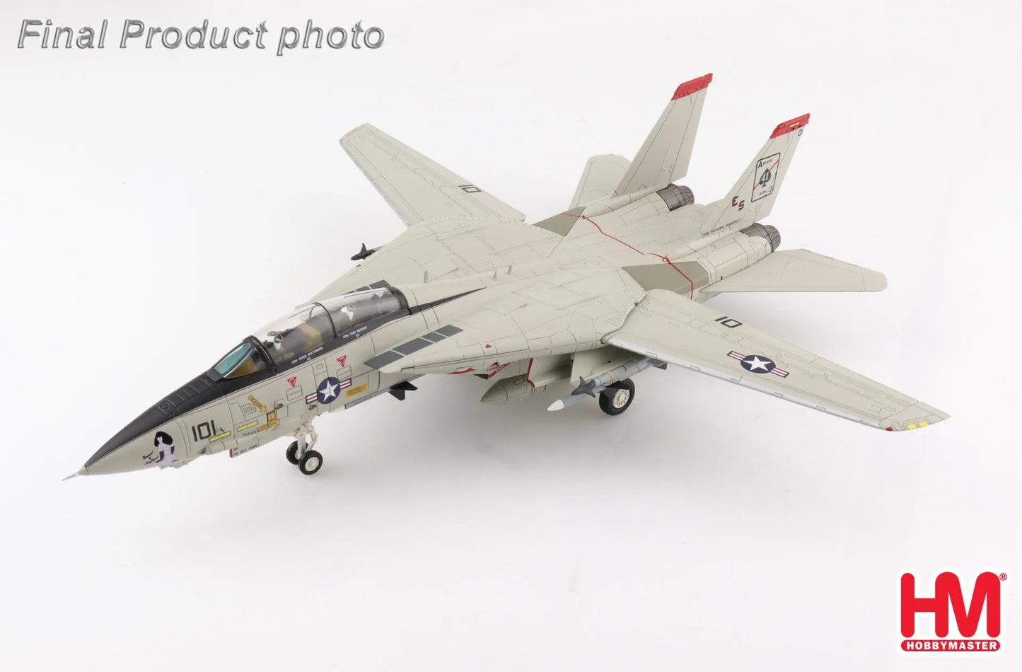 HOBBY MASTER F-14A QUEEN OF SPADES BLACK ACES JUNE 1991