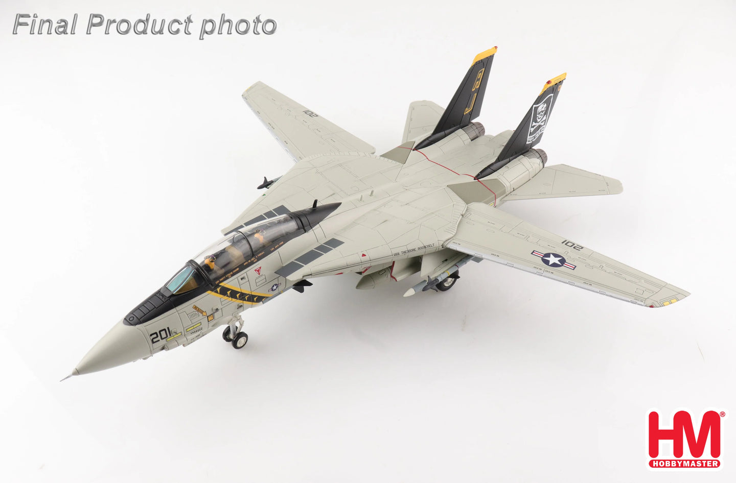 HOBBY MASTER F-14A TOMCAT BUNO VF-84 JOLLY ROGERS 1991