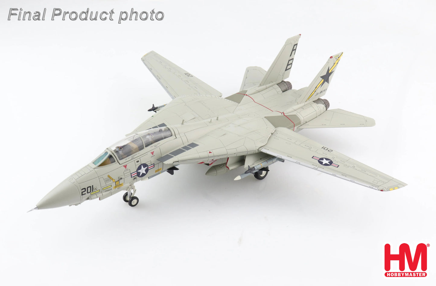 HOBBY MASTER F-14A TOMCAT CDR. SNODGRASS USS AMERICA 1990