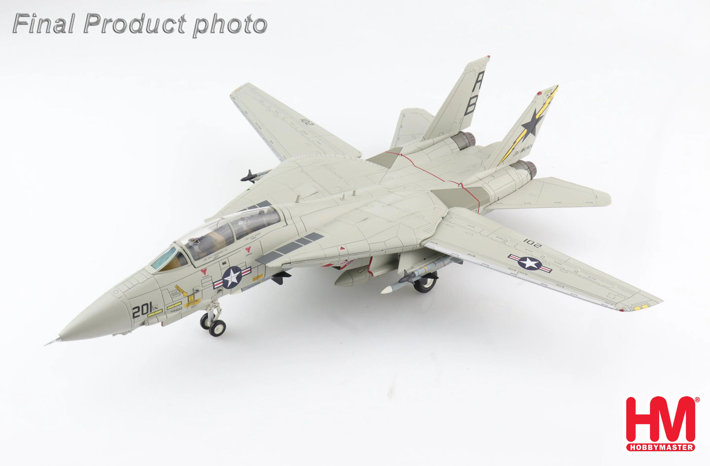 HOBBY MASTER F-14A TOMCAT CDR. SNODGRASS USS AMERICA 1990