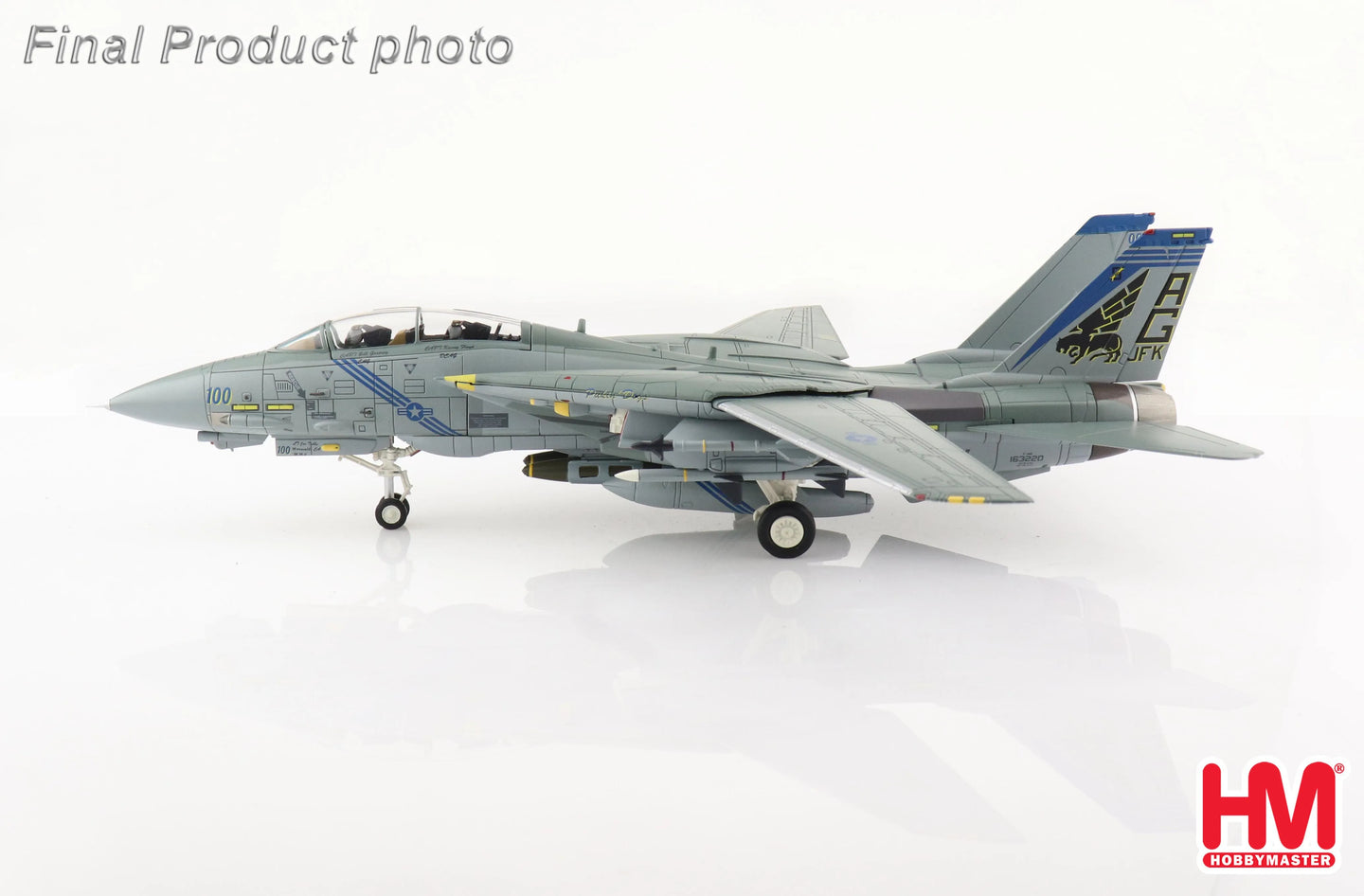 HOBBY MASTER F-14B TOMCAT OEF 163220 VF-143 "PUKIN DOGS" 2002