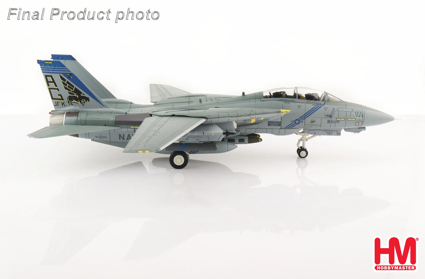 HOBBY MASTER F-14B TOMCAT OEF 163220 VF-143 "PUKIN DOGS" 2002