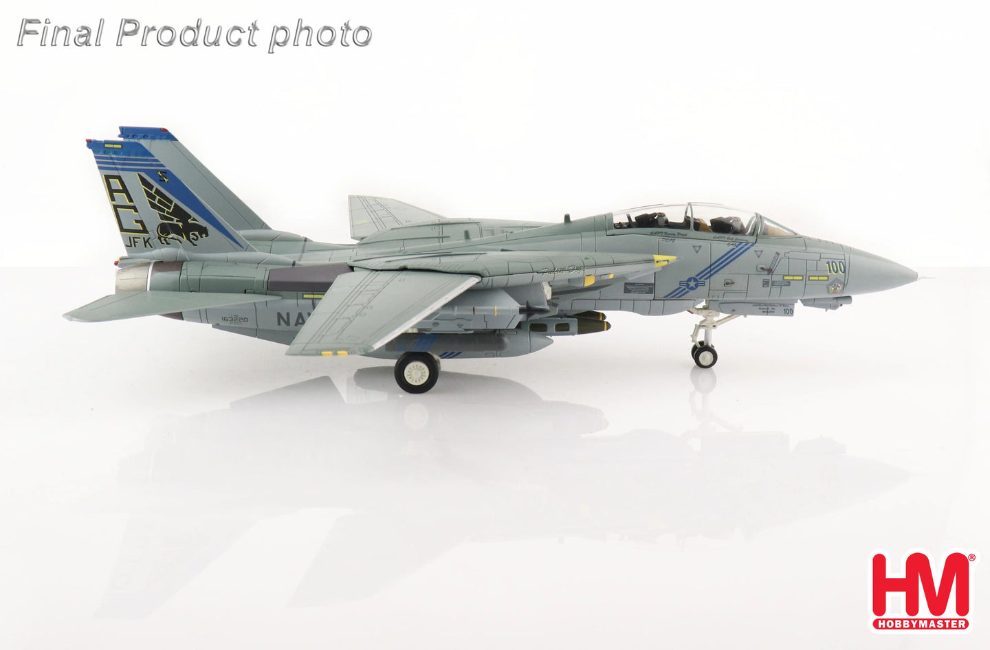 HOBBY MASTER F-14B TOMCAT OEF 163220 VF-143 "PUKIN DOGS" 2002