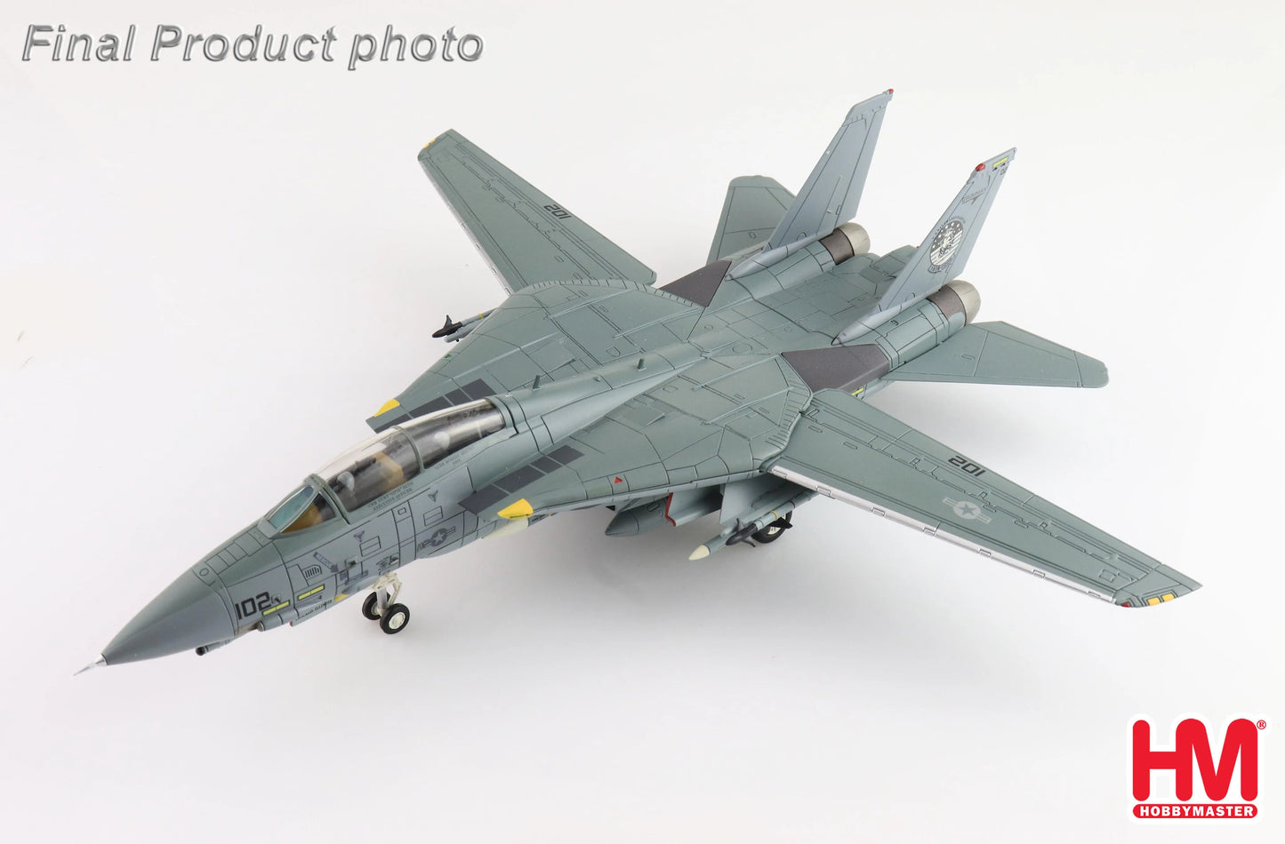 HOBBY MASTER GRUMMAN F-14D TOMCAT SUNSET BUNO 163904 VF-31 SEPT 2006