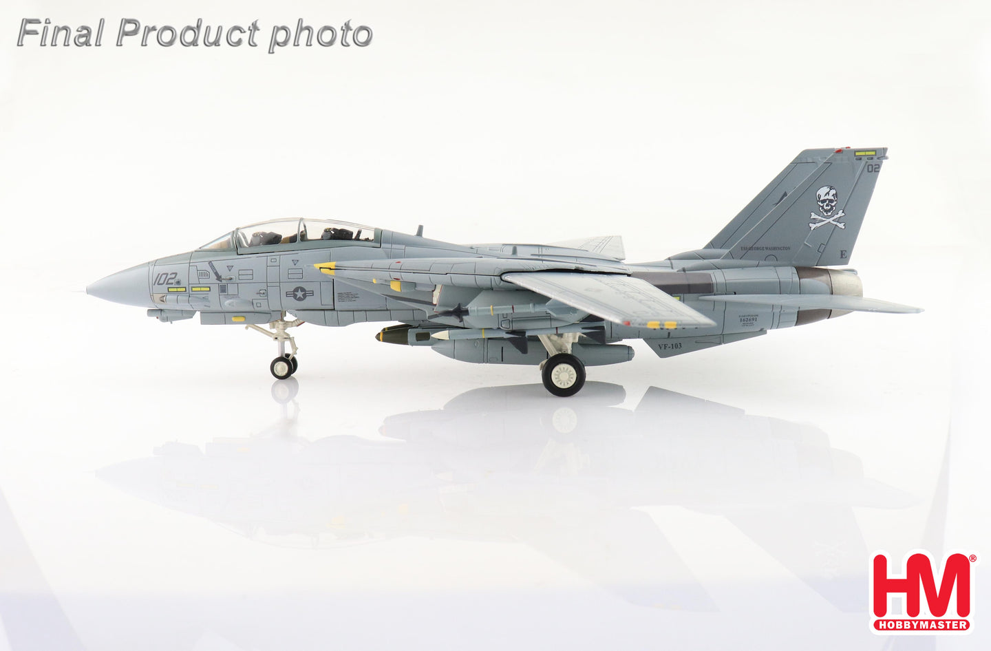 HOBBY MASTER F-148B TOMCAT 162691 VF-103 USS GEORGE WASHINGTON 2000