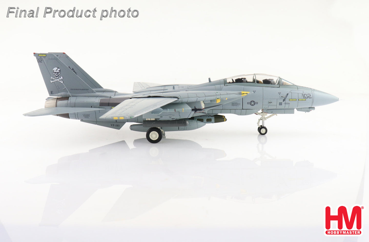 HOBBY MASTER F-148B TOMCAT 162691 VF-103 USS GEORGE WASHINGTON 2000