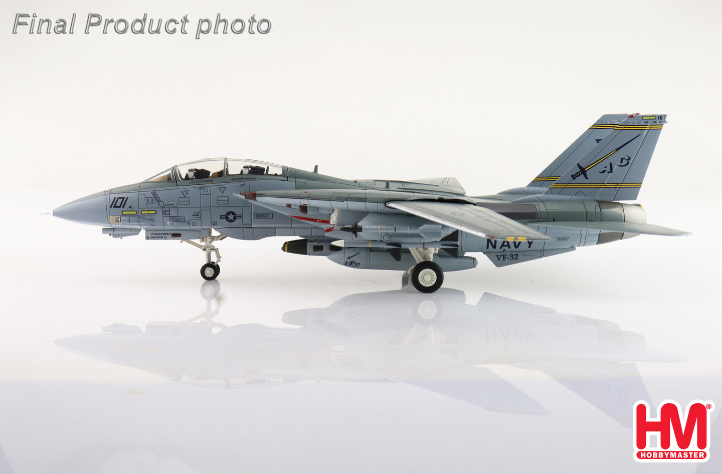 HOBBY MASTER F-14B "LAST GYPSY ROLL" 161860 VF-32 "SWORDSMEN" SEPTEMBER 2005