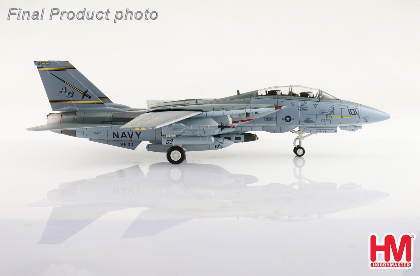 HOBBY MASTER F-14B "LAST GYPSY ROLL" 161860 VF-32 "SWORDSMEN" SEPTEMBER 2005