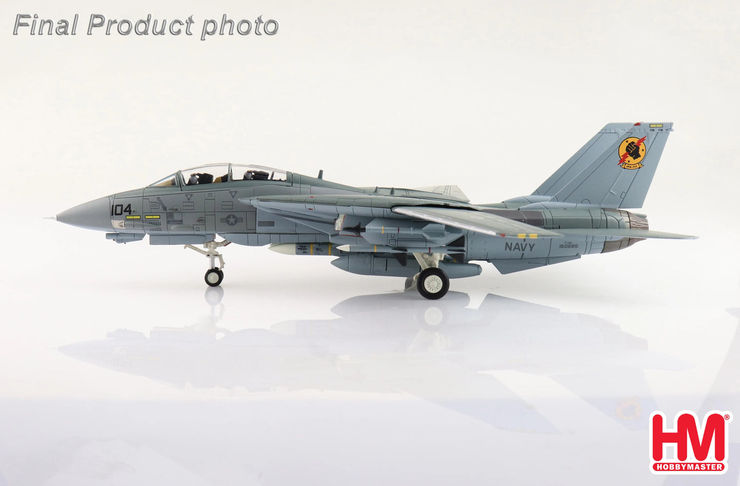 HOBBY MASTER F-14A TOMCAT "FIST OF THE FLEET" REG: 160685 US NAVY