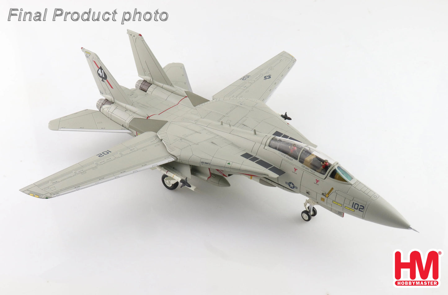 HOBBY MASTER F-14A "SUKHOI KILLER" USS NIMITZ VF-41 AUGUST 1981 160403