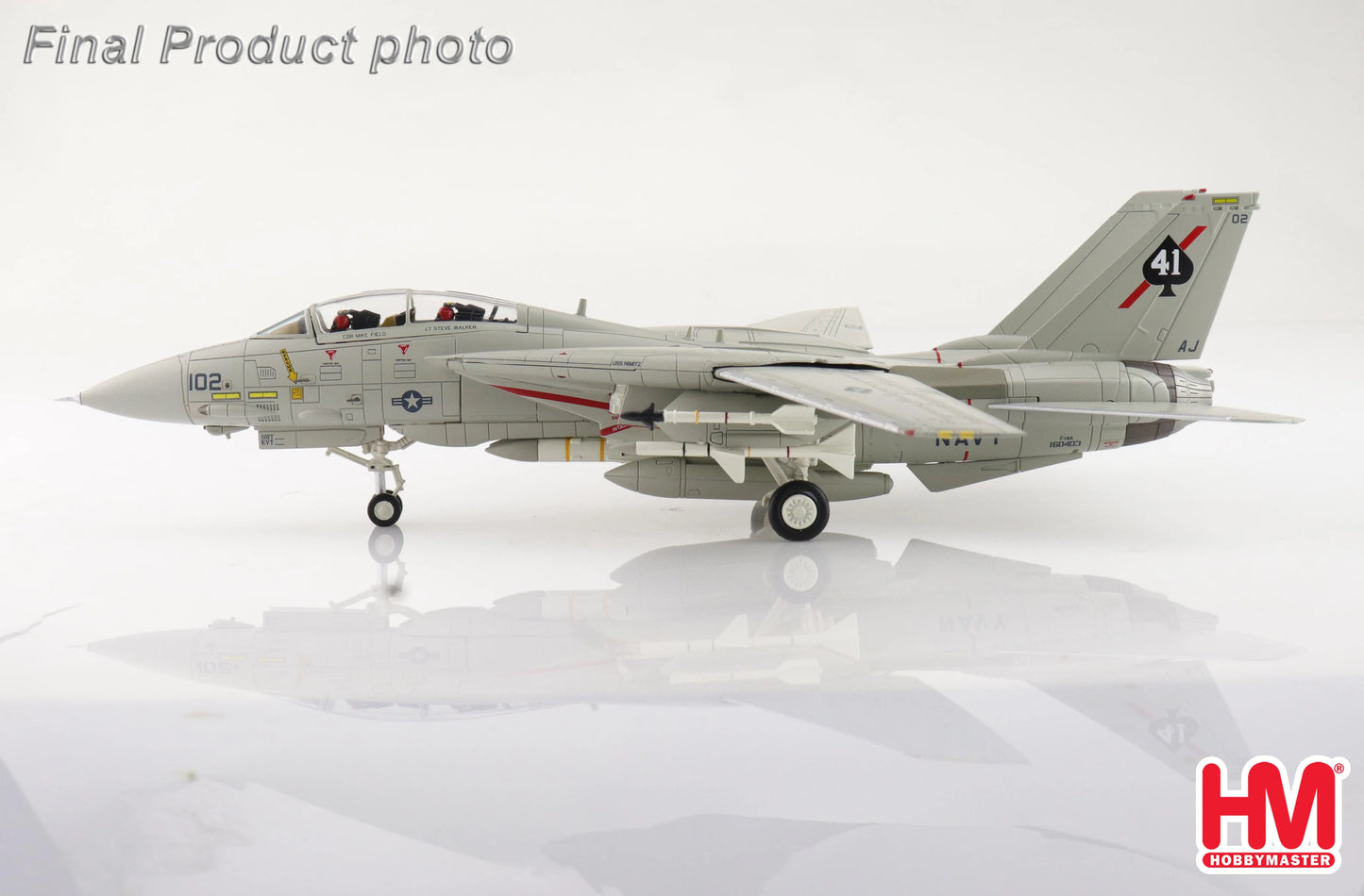 HOBBY MASTER F-14A "SUKHOI KILLER" USS NIMITZ VF-41 AUGUST 1981 160403