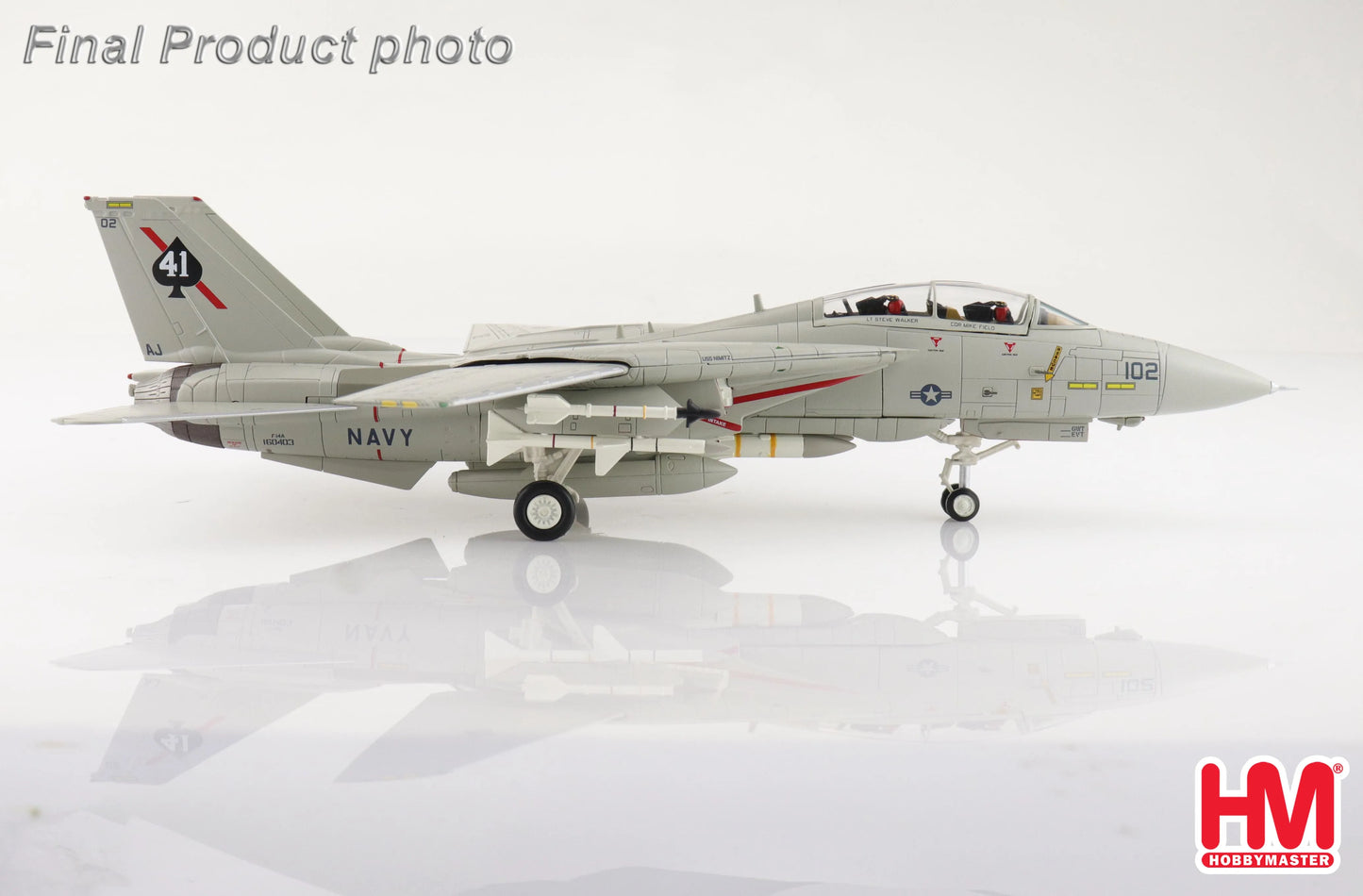 HOBBY MASTER F-14A "SUKHOI KILLER" USS NIMITZ VF-41 AUGUST 1981 160403