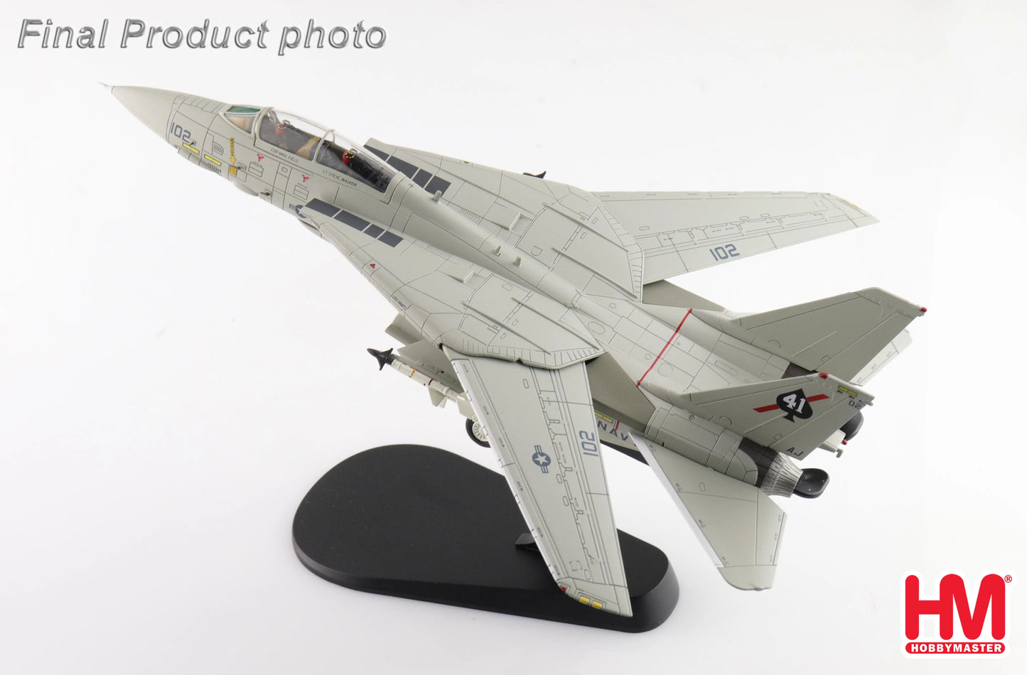 HOBBY MASTER F-14A "SUKHOI KILLER" USS NIMITZ VF-41 AUGUST 1981 160403