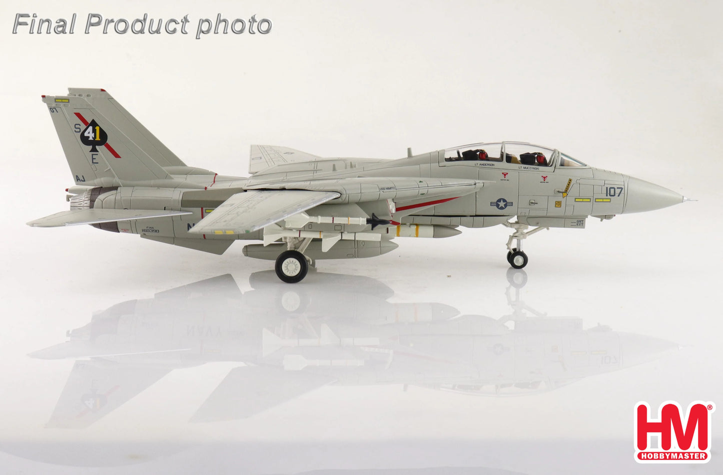 HOBBY MASTER F-14A "SUKHOI KILLER" 160390 VF-41 USS NIMITZ FEB 1982